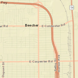 Beecher Street Map