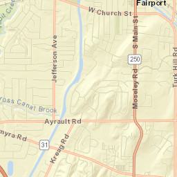 Fairport Street Map