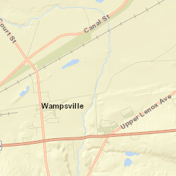 Wampsville Street Map