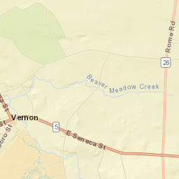 Vernon Street Map