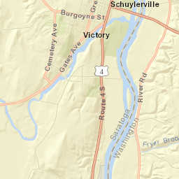 Schuylerville Street Map