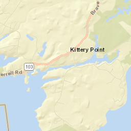 Kittery Point Street Map