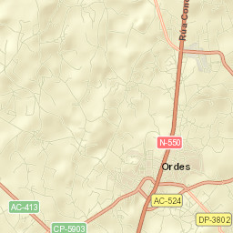 Ordes Street Map