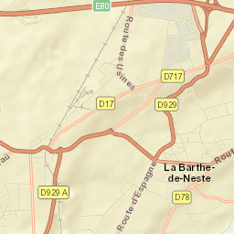 La Barthe-de-Neste Street Map