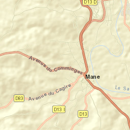 Salies-du-Salat Street Map