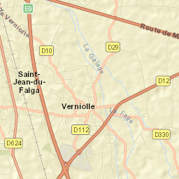 Verniolle Street Map