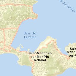 Saint-Mandrier-sur-Mer Street Map