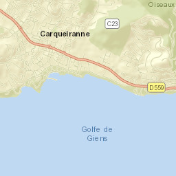 Carqueiranne Street Map