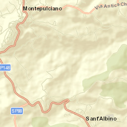 Sant'Albino Street Map