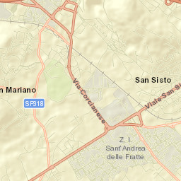 Chiugiana-La Commenda Street Map