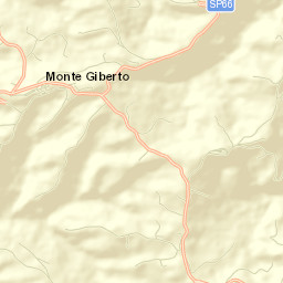 Monte Giberto Street Map