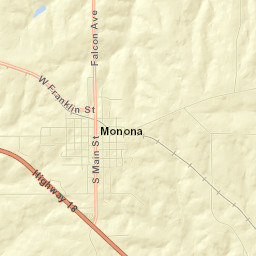 Monona Street Map