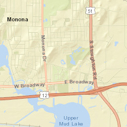 Monona Street Map