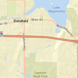 Delafield Street Map