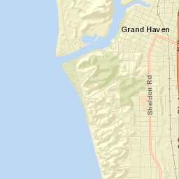 Grand Haven Street Map