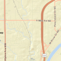 Comstock Park Street Map