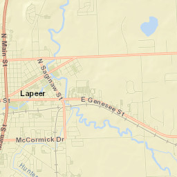 Lapeer Street Map