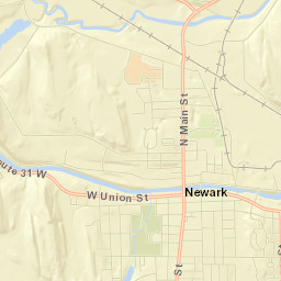 Newark Street Map