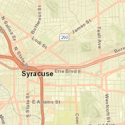Syracuse, New York Street Map