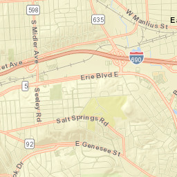 East Syracuse Street Map