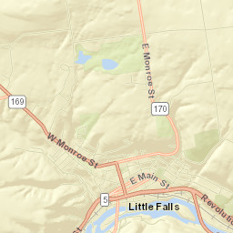 Little Falls Street Map