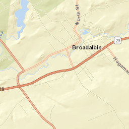 Broadalbin Street Map