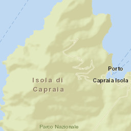 Capraia Isola Street Map