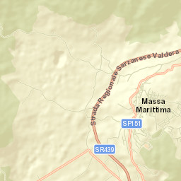 Massa Marittima Street Map