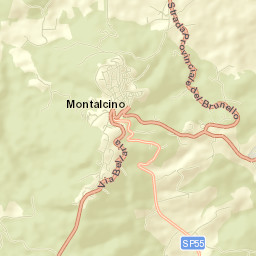 Montalcino Street Map