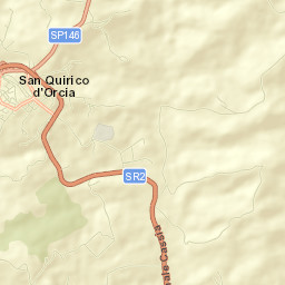 San Quirico d'Orcia Street Map