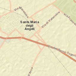Santa Maria degli Angeli Street Map