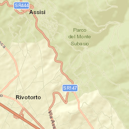 Assisi Street Map