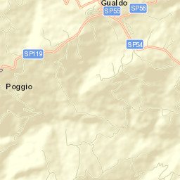 Gualdo Street Map