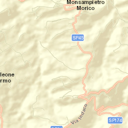 Monsampietro Morico Street Map