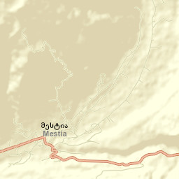 Mest’ia Street Map