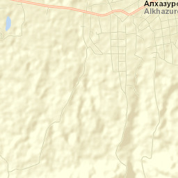 Alkhazurovo Street Map