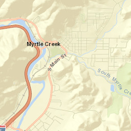 Myrtle Creek Street Map