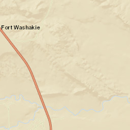 Fort Washakie Street Map