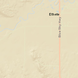 Ethete Street Map