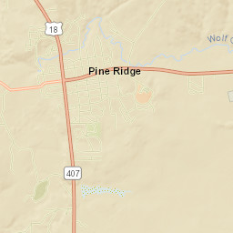 Pine Ridge Street Map
