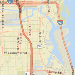 Milwaukee County Street Map