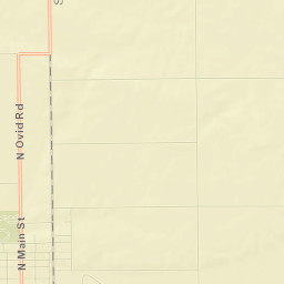 Ovid Street Map