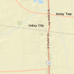 Imlay City Street Map