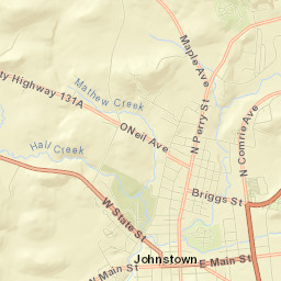 Johnstown Street Map