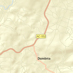 Dumbría Street Map