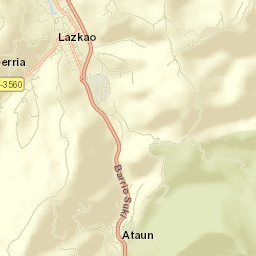 Ataun Street Map
