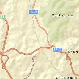 Chiusi Street Map