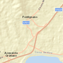 Fontignano Street Map