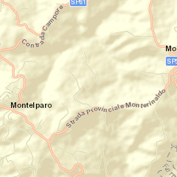Montelparo Street Map