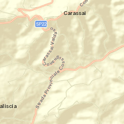 Carassai Street Map